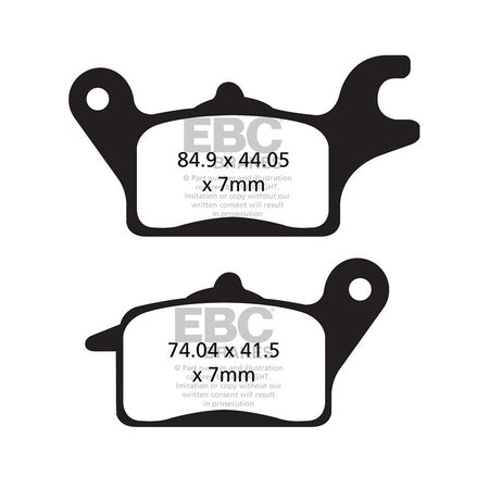 PASTIGLIE FRENO MOTO EBC FA691HH HH 2016-2020 NIU