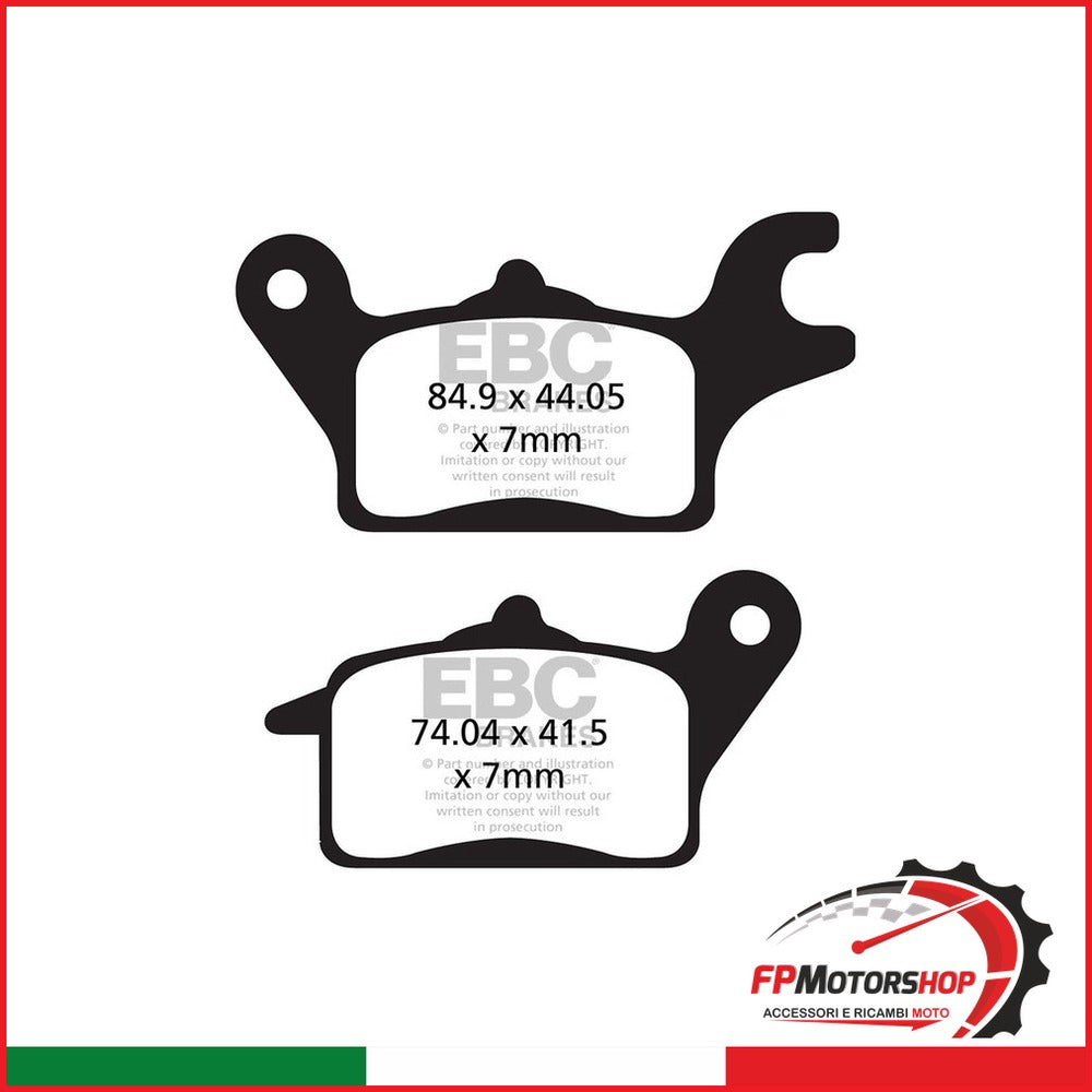 PASTIGLIE FRENO MOTO EBC FA691HH HH 2016-2020 NIU