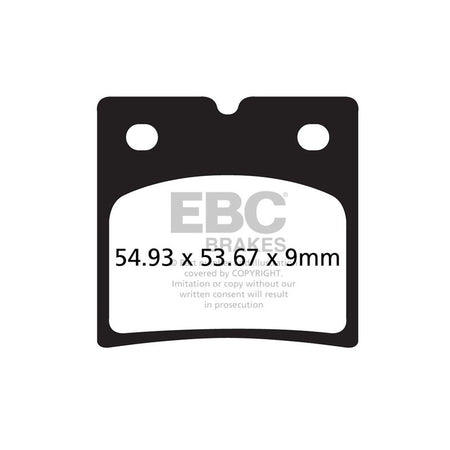 PASTIGLIE FRENO MOTO EBC FA696HH HH INDIAN CHIEF CLASSIC BLACKHAWK 1718 09 11