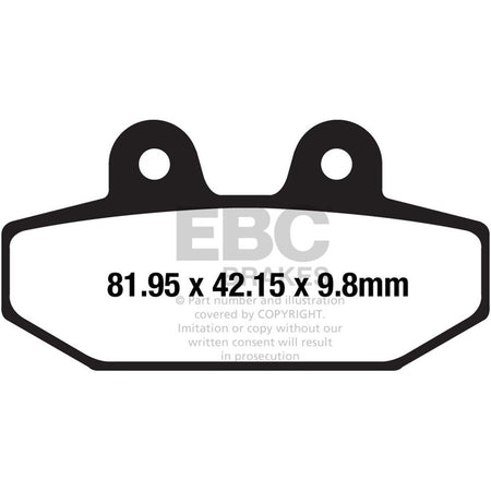 PASTIGLIE HH HARLEY DAVIDSON 18-20 EBC R1871000 - foto originale