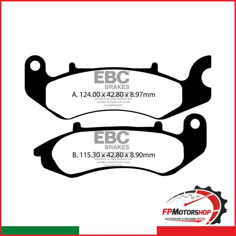 PASTIGLIE FRENO MOTO EBC FA711 BENELLI TNT 125 2017-2028