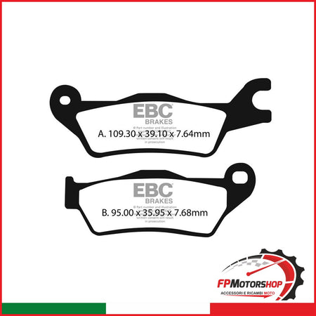 PASTIGLIE FRENO MOTO EBC FA715HH HH SUZUKI GSX-S 125 M ANT. 2017-2022