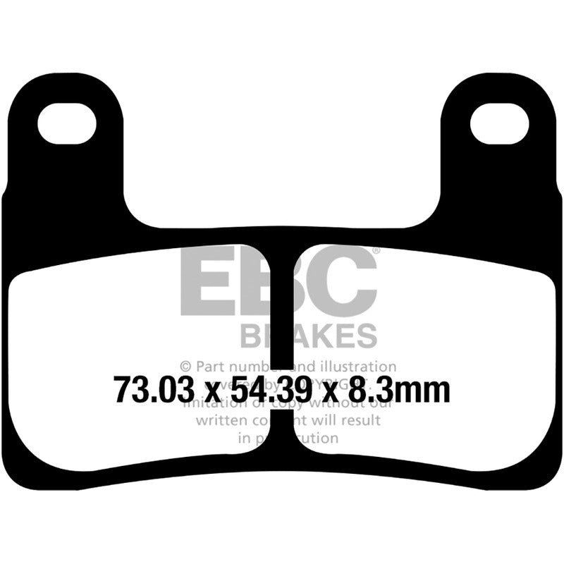 PASTIGLIE FRENO MOTO EBC FA724HH HH BMW R1250GS 18- R1250RT ANT. 2018-2019
