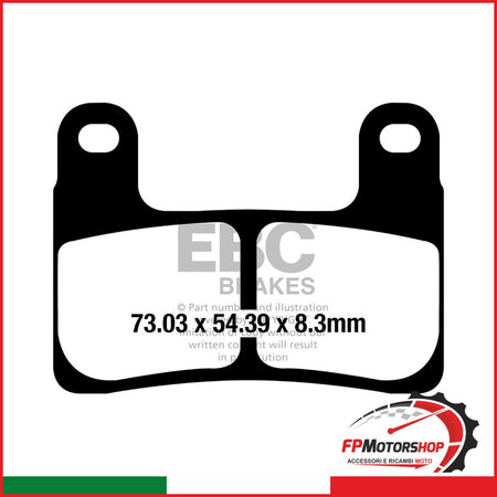PASTIGLIE FRENO MOTO EBC FA724HH HH BMW R1250GS 18- R1250RT ANT. 2018-2019