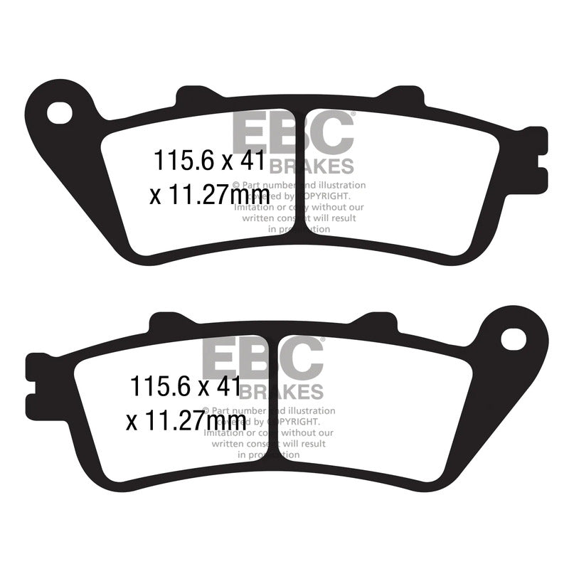 PASTIGLIE FRENO MOTO EBC FA725HH HH YAMAHA STAR VENTURE/ELUDER 1800 18 22