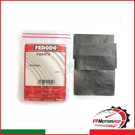 PASTIGLIE FRENO MOTO EBC FBA574 PLACCHETTE ADESIVE ANTIRUMORE 4PZ.
