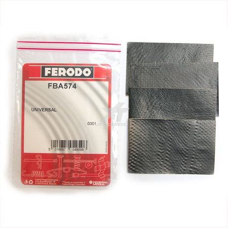 PASTIGLIE FRENO MOTO EBC FBA574 PLACCHETTE ADESIVE ANTIRUMORE 4PZ.