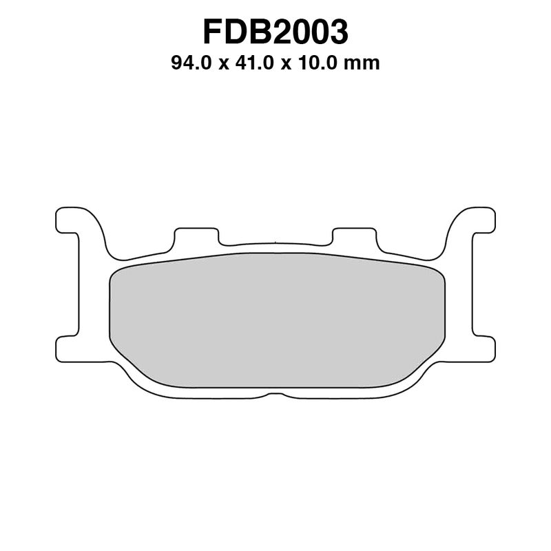 PASTIGLIE FERODO FDB2003ST KTM SX 450/525 2005-2006 SKYLINER 250 2000-2002 SR 125 1997-2003 FERODO FDB2003ST - foto originale