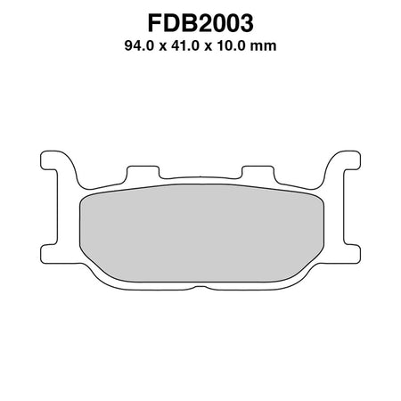 PASTIGLIE FERODO FDB2003ST KTM SX 450/525 2005-2006 SKYLINER 250 2000-2002 SR 125 1997-2003 FERODO FDB2003ST - foto originale