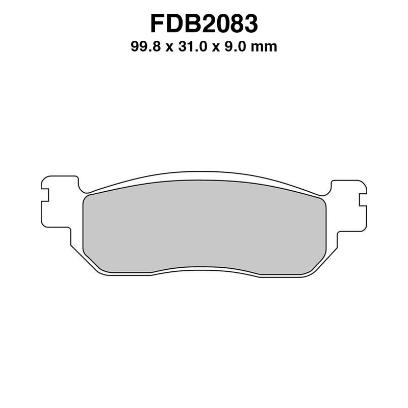 PASTIGLIE FERODO FDB2083SM MBK SKYLINER 250 2000-2002 X-MAX 125 2005-2011 MAJESTY 250 1998-2000 FERODO FDB2083SM - foto originale