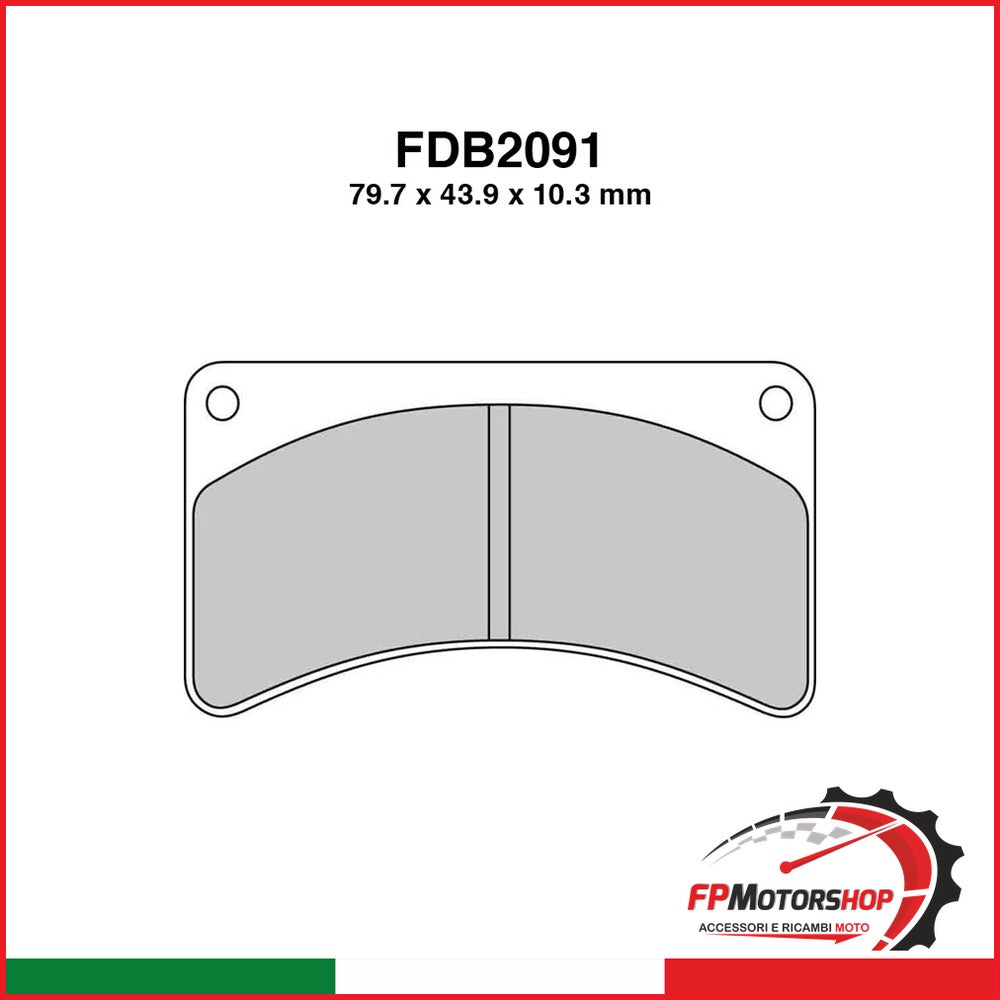 PASTIGLIE FERODO FDB2091P FERODO FDB2091P - foto brandizzata