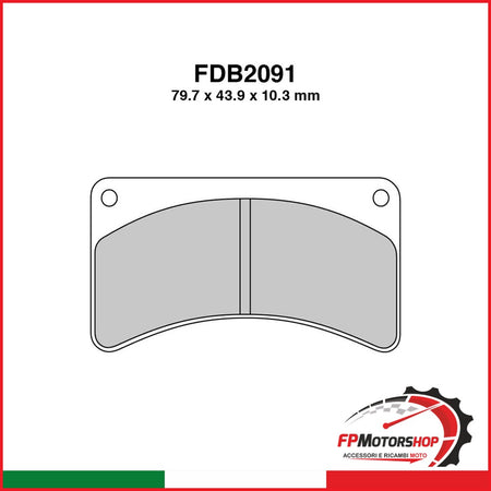 PASTIGLIE FERODO FDB2091P FERODO FDB2091P - foto brandizzata
