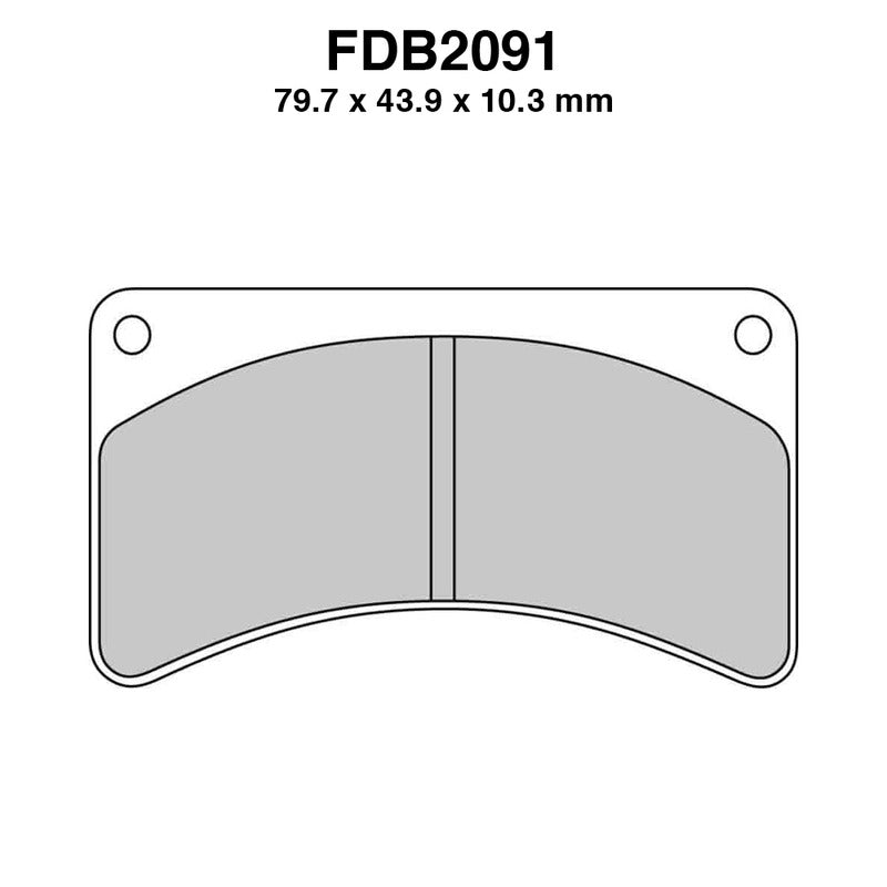 PASTIGLIE FERODO FDB2091P FERODO FDB2091P - foto originale