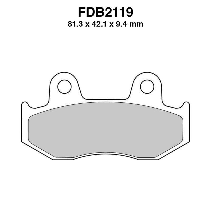 PASTIGLIE FERODO FDB2119SG HONDA SH 125/150 2001-2004 SH 125I/150I 2005-2008 FERODO FDB2119SG - foto originale