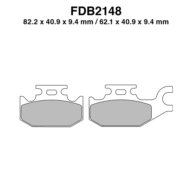 PASTIGLIE FERODO FDB2148SG BENELLI CAFFE NERO 250 2008-2011 CAN-AM RENEGADE 4X4 800 2007-2010 UH BURGMAN 200 2007-2014 FERODO FDB2148SG - foto originale