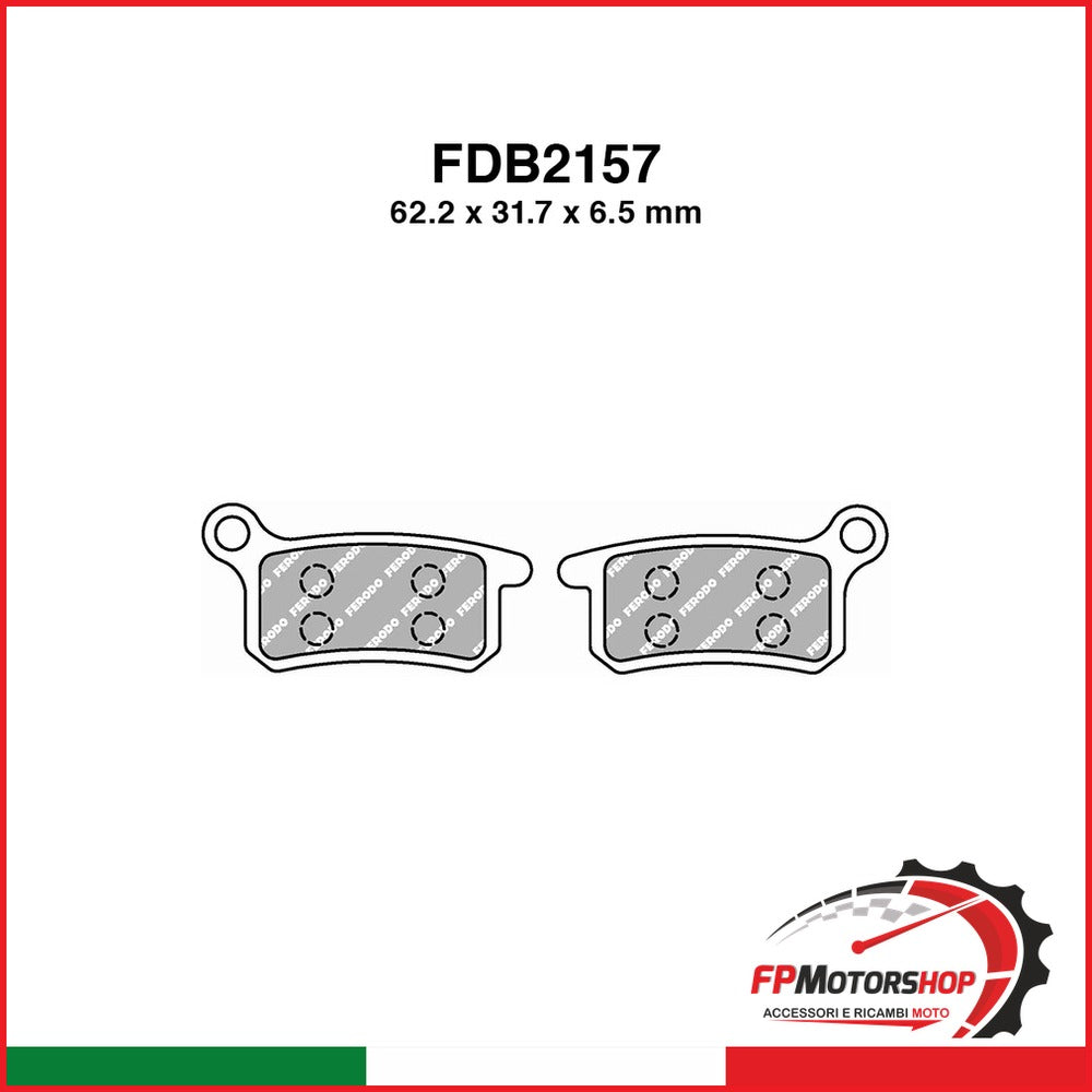 PASTIGLIE FERODO FDB2157SG FERODO FDB2157SG - foto brandizzata