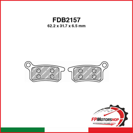 PASTIGLIE FERODO FDB2157SG FERODO FDB2157SG - foto brandizzata