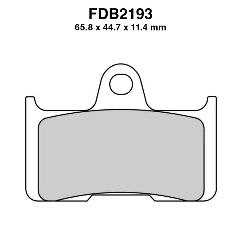 PASTIGLIE FERODO FDB2193SG YAMAHA YFM GRIZZLY 660 2002-2008 FERODO FDB2193SG - foto originale