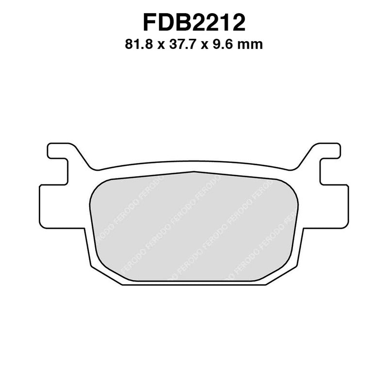 PASTIGLIE FERODO FDB2212SM BENELLI BN 302 2015-2018 SH 125I/150I 2009-2013 SH 300 2007-2015 FERODO FDB2212SM - foto originale