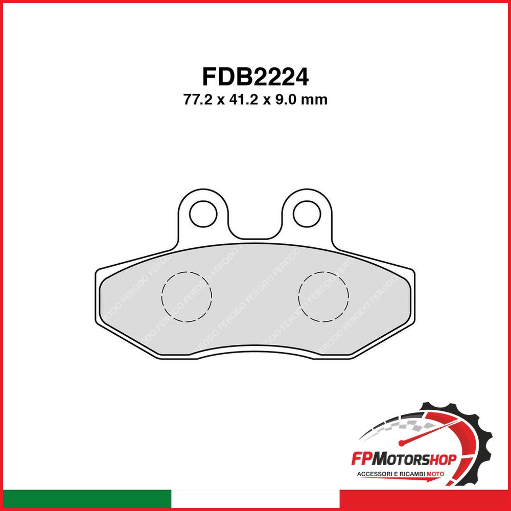 PASTIGLIE FERODO FDB2224P FERODO FDB2224P - foto brandizzata