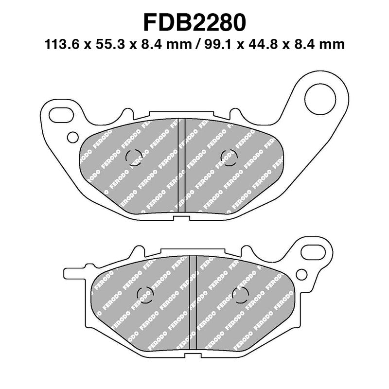 PASTIGLIE FERODO FDB2280CPRO FERODO FDB2280CPRO - foto originale