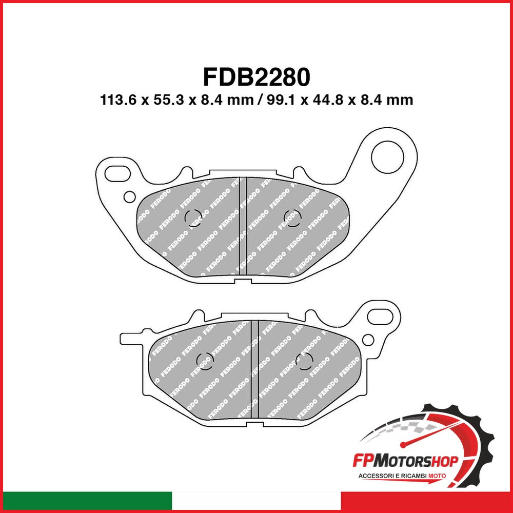 PASTIGLIE FERODO FDB2280CPRO FERODO FDB2280CPRO - foto brandizzata