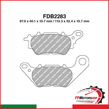 PASTIGLIE FERODO FDB2283EF FERODO FDB2283EF - foto brandizzata