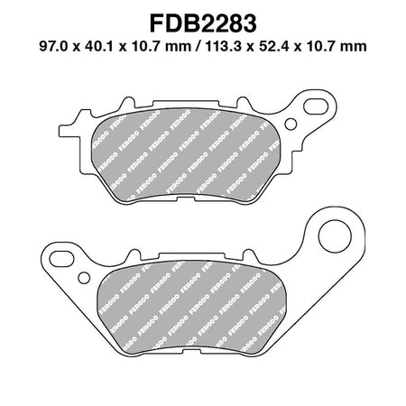 PASTIGLIE FERODO FDB2283EF FERODO FDB2283EF - foto originale