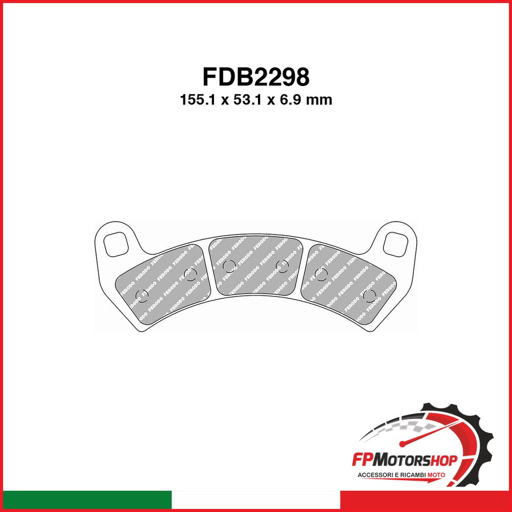 PASTIGLIE FERODO FDB2298SG FERODO FDB2298SG - foto brandizzata