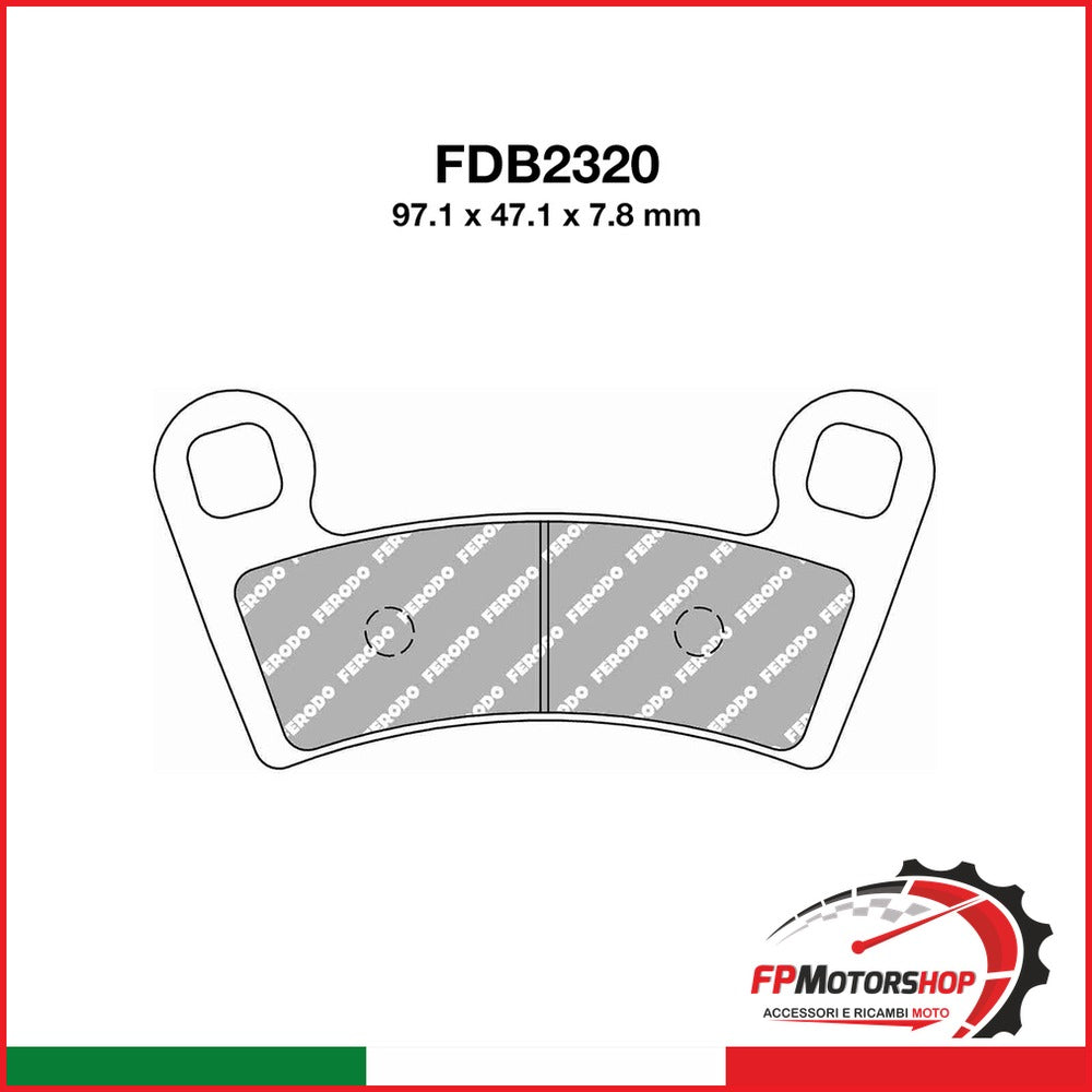 PASTIGLIE FERODO FDB2320SG FERODO FDB2320SG - foto brandizzata