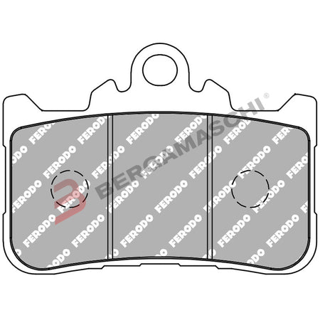 PASTIGLIE FRENO PER MOTO FERODO FDB2327ST MESCOLA SINTERIZZATA HONDA