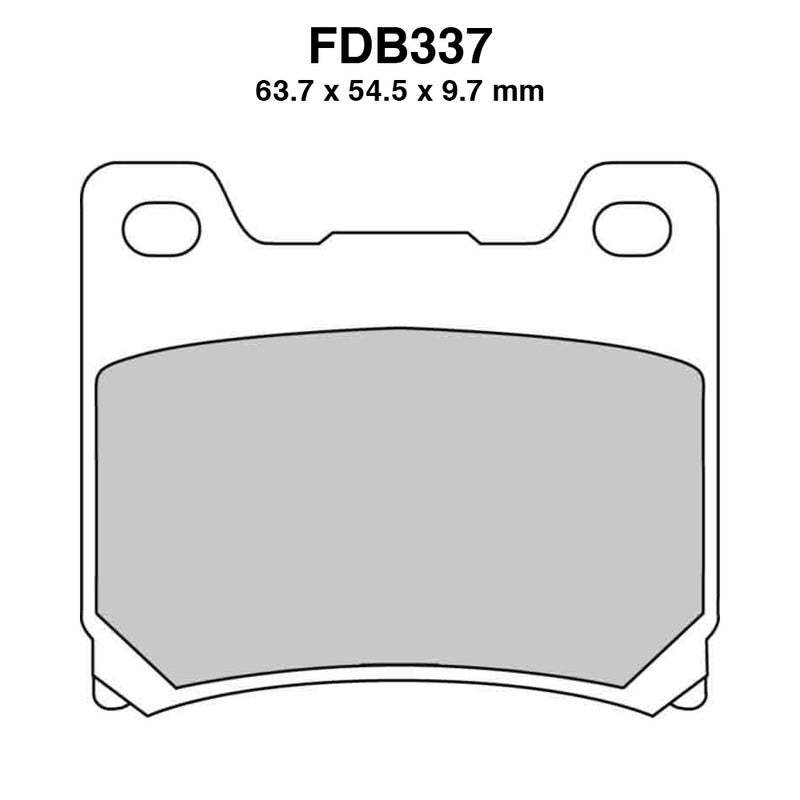 PASTIGLIE FERODO FDB337EF YAMAHA YZF 600 R THUNDERCAT 1996-2003 V-MAX 1200 1993-2003 FERODO FDB337EF - foto originale