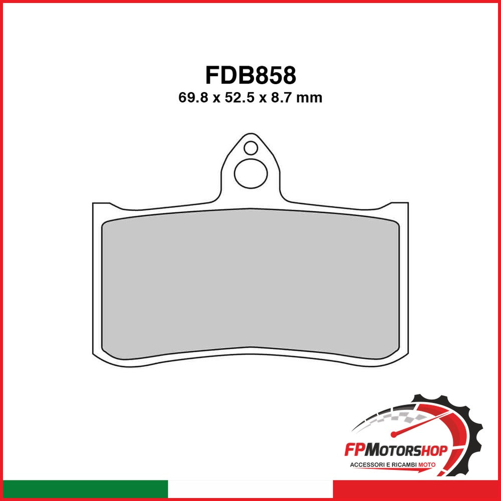 PASTIGLIE FERODO FDB858ST FERODO FDB858ST - foto brandizzata