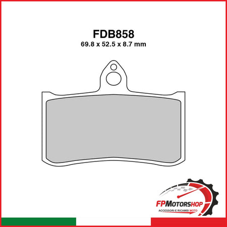 PASTIGLIE FERODO FDB858ST FERODO FDB858ST - foto brandizzata
