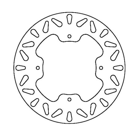 DISCO FRENO MOTO HONDA FMD0011R NX-XR-SLR POST.