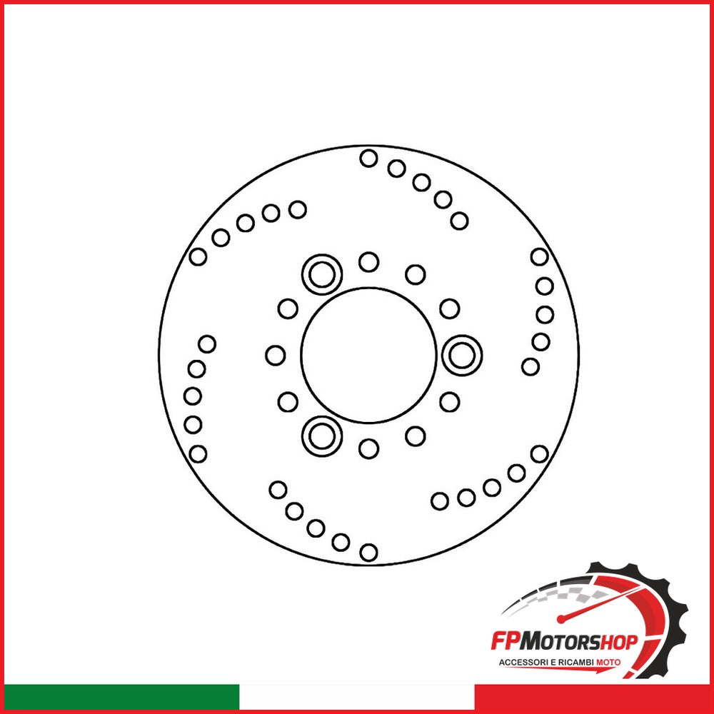 DISCO FRENO MOTO FMD0034R KYMCO AGILITY 125 2005-2008