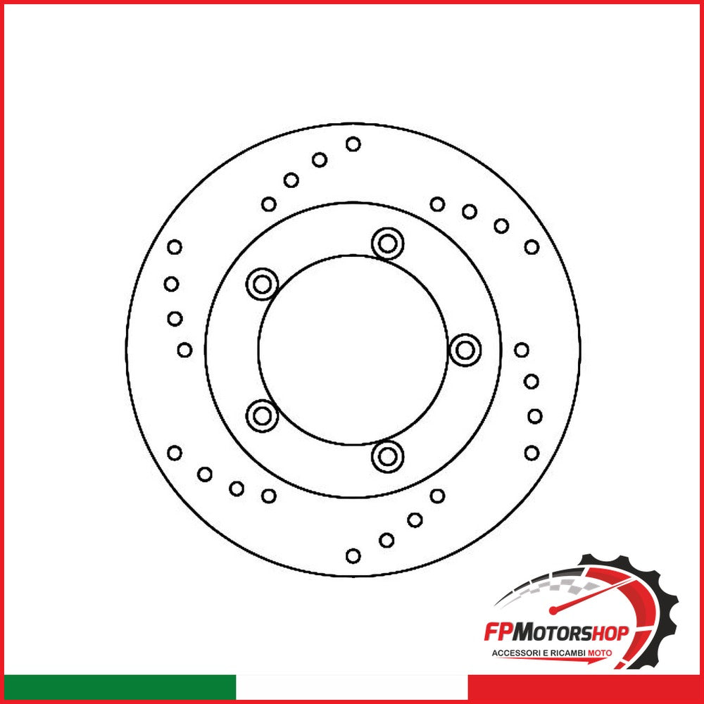 DISCO FRENO MOTO PIAGGIO FMD0040R HEXAGON 125 150 FERODO 94-97 1994-1997