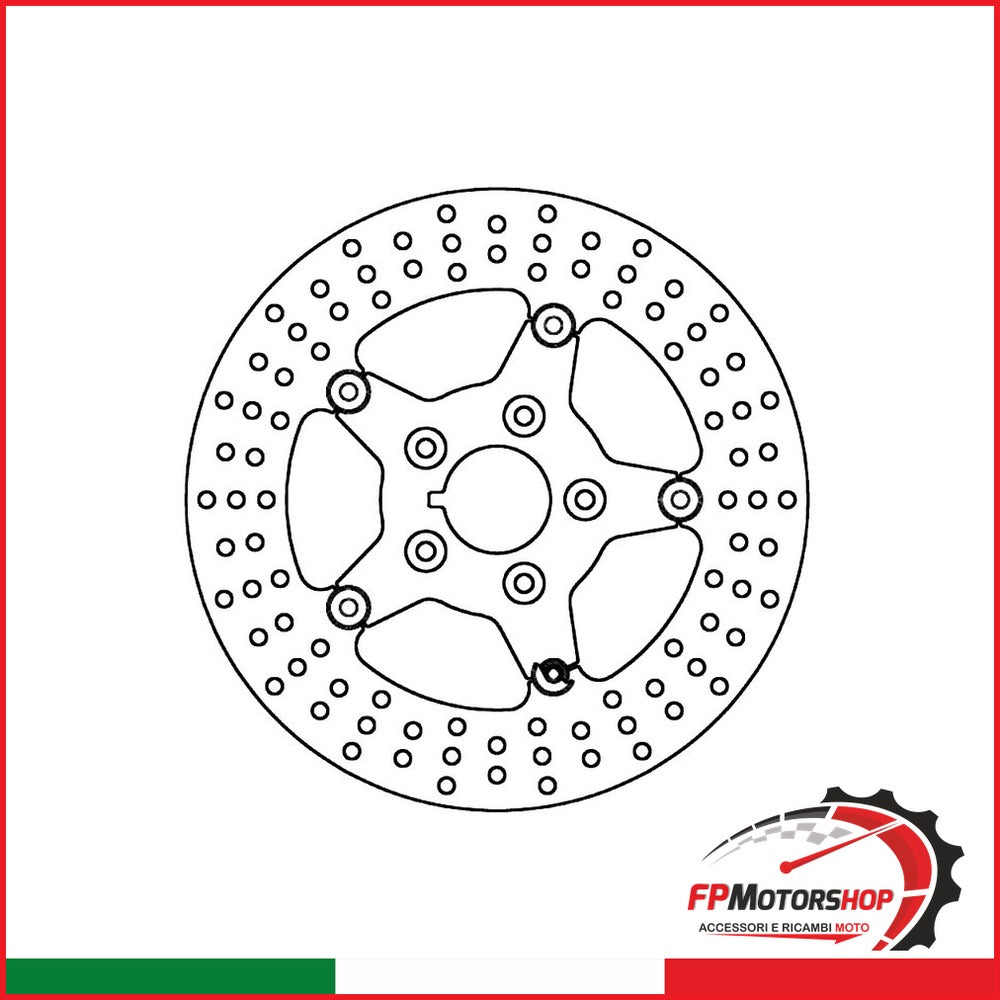 DISCO FRENO FMD0267RF FERODO FD026702 - foto brandizzata