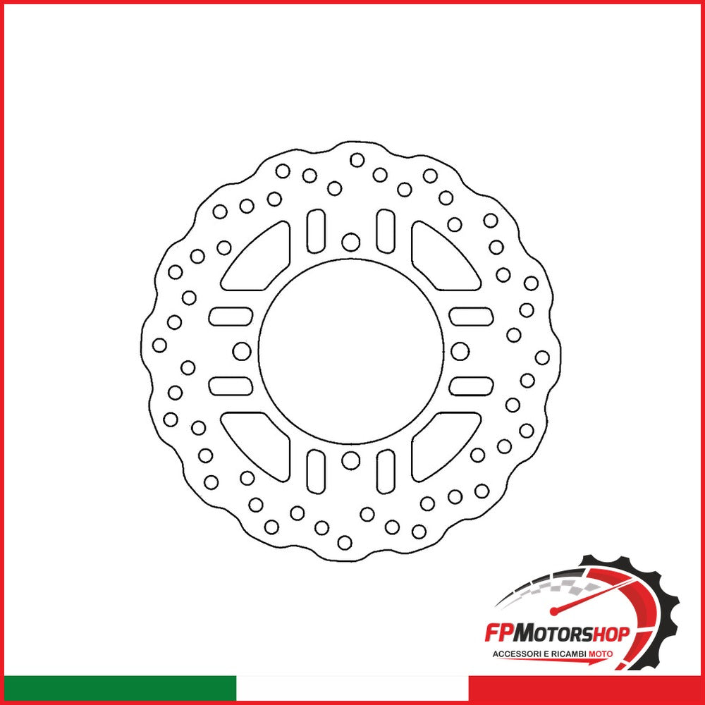 DISCO FRENO MOTO KAWASAKI FMD0466R Z750 /R Z800 Z1000 ZZR 1400 POST.