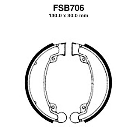 GANASCE FERODO FSB706 EBC HONDA