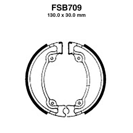 GANASCE FERODO FSB709 EBC HONDA