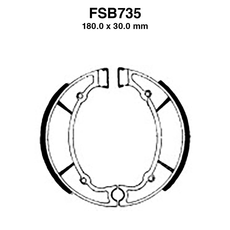 GANASCE FERODO FSB735 EBC YAMAHA