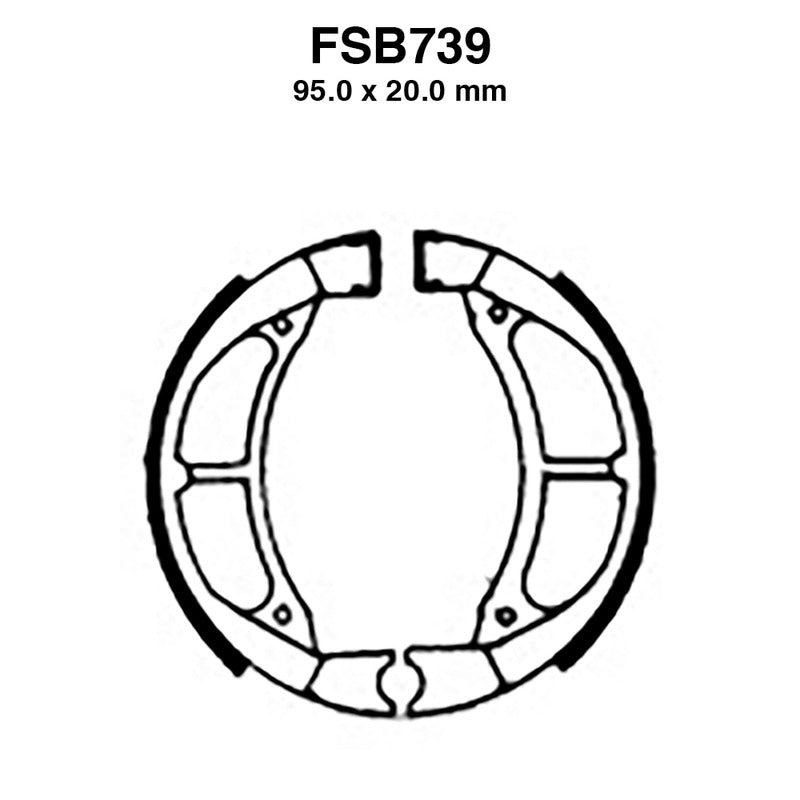 GANASCE FERODO FSB739 EBC