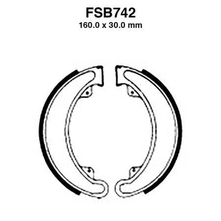 GANASCE FERODO FSB742 EBC HONDA