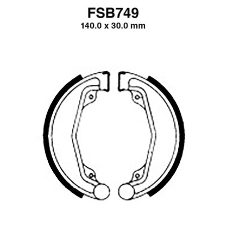 GANASCE FERODO FSB749 EBC