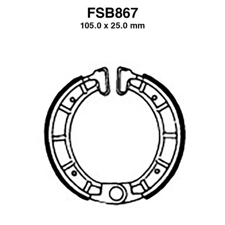 GANASCE FERODO FSB867 EBC