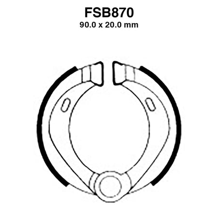 GANASCE FERODO FSB870 EBC