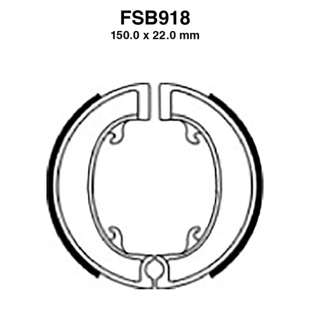 GANASCE FERODO BSA C15 250 EBC FSB918