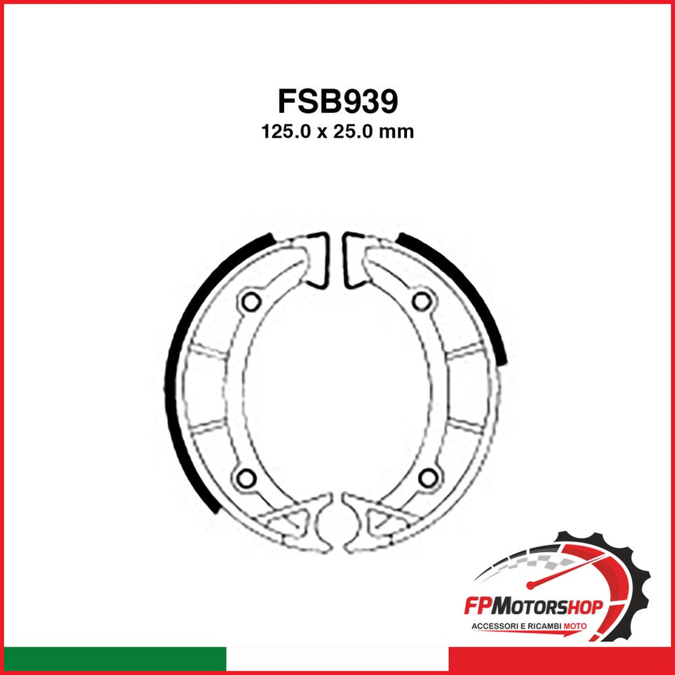 GANASCE FERODO FSB939 EBC APRILIA