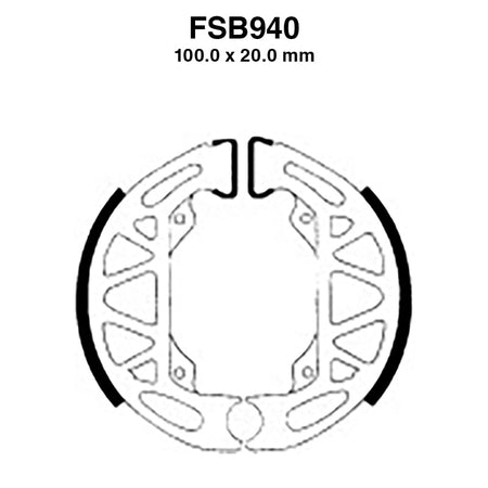 GANASCE FERODO FSB940 EBC PIAGGIO GILERA